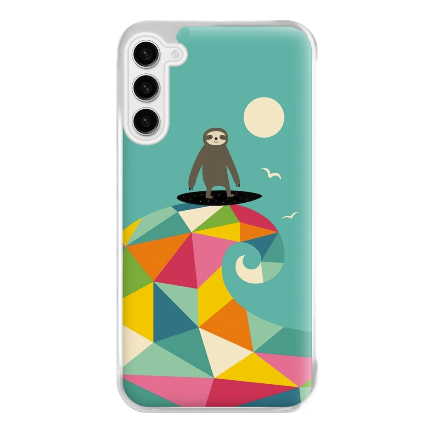 Surfing Sloth Phone Case