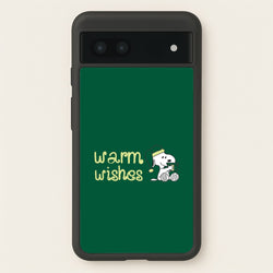 Cartoon Beagle Warm Wishes Google Pixel 7a Case