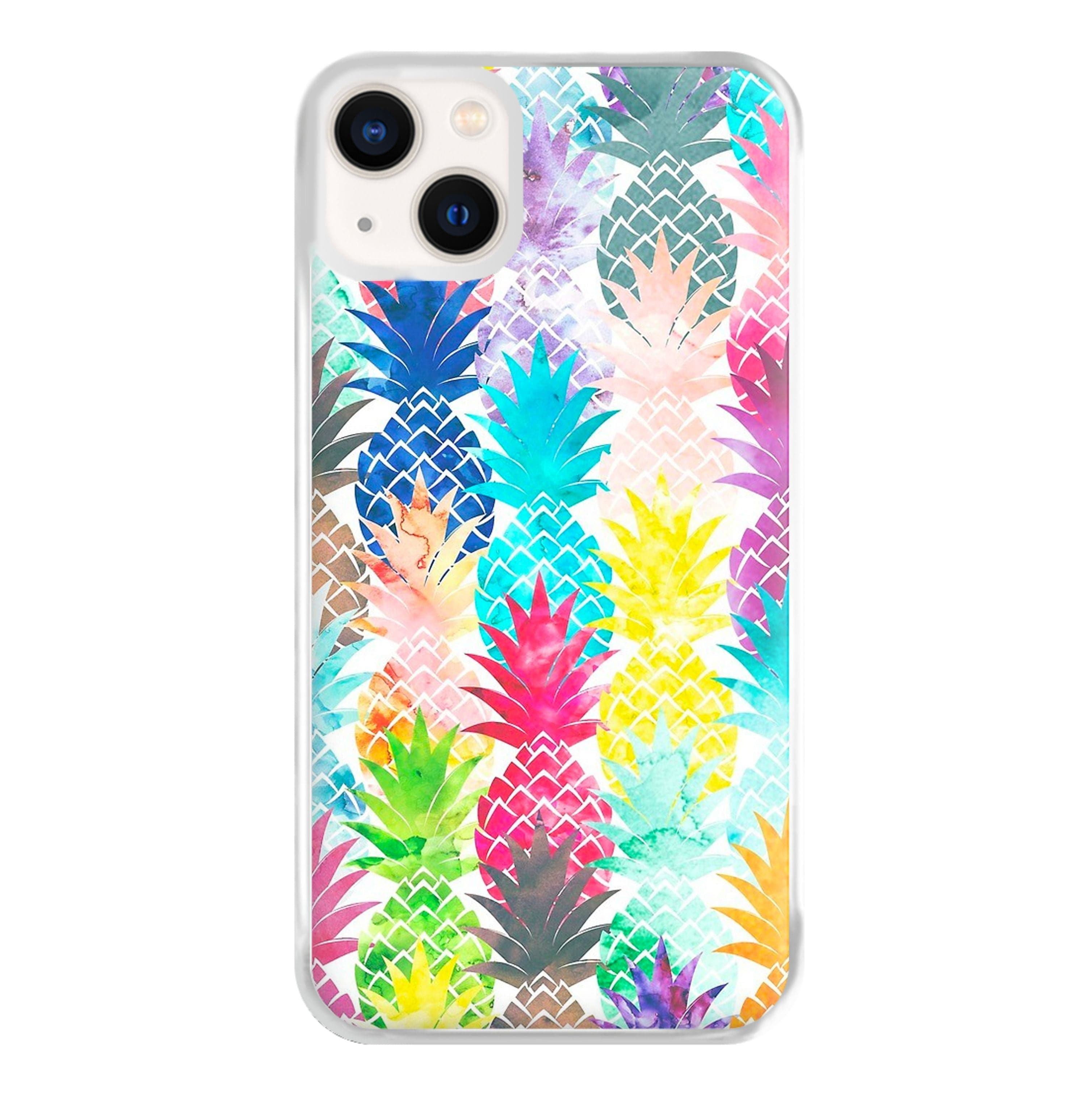 Watercolour Pineapple Pattern Phone Case