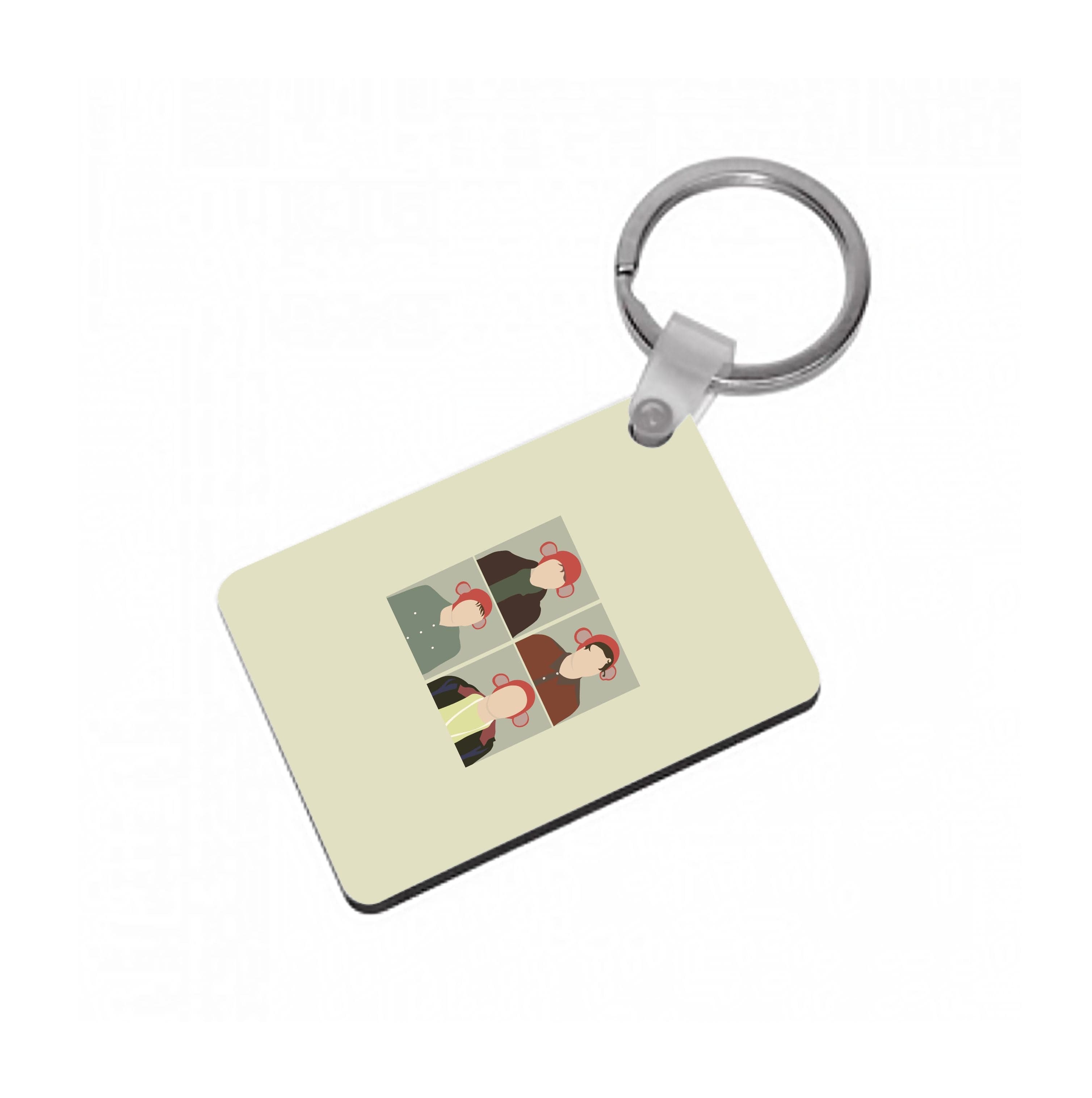 Collage Keyring