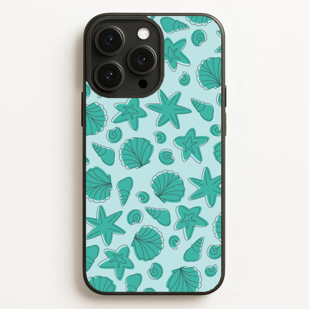 Seashells Pattern 4 Phone Case for iPhone, Samsung Galaxy and Google Pixel