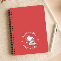 Cartoon Beagle Festive Season Notepad