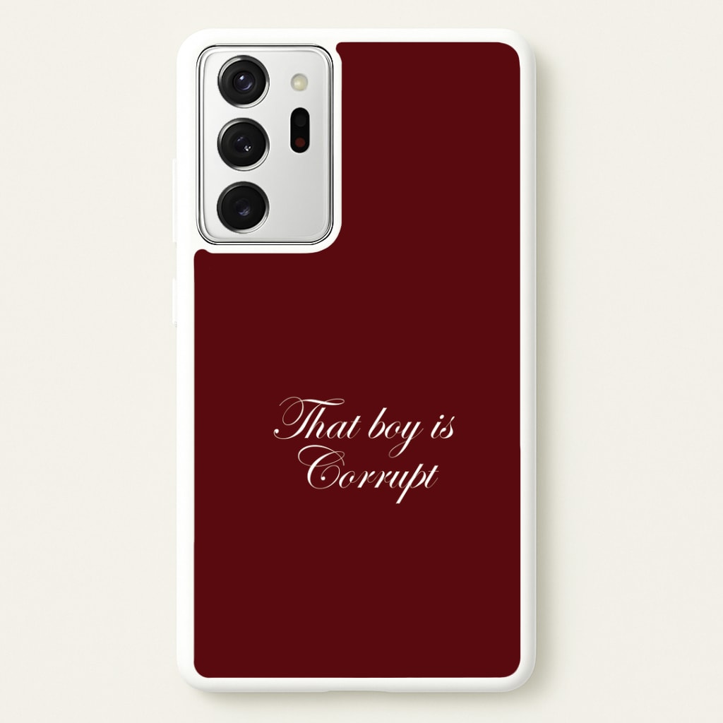 That Boy Is Corrupt Galaxy Note 20 Ultra Case