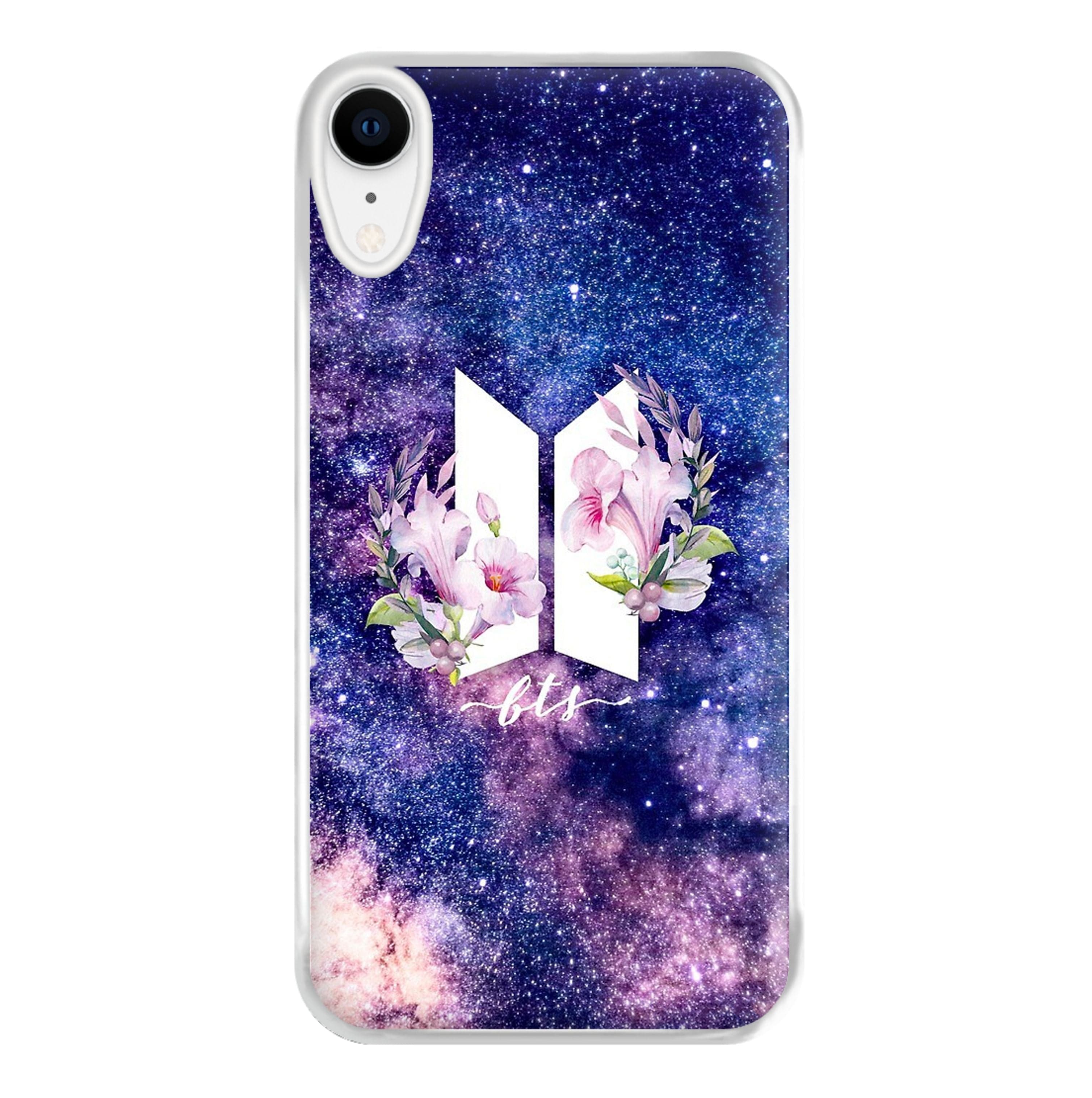 Galaxy Floral K-Pop Band Logo Phone Case