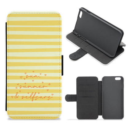 Sun, Summer & Selfcare - Summer Flip / Wallet Phone Case