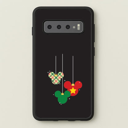 Cartoon Mouse Hanging Baubles Galaxy S10 Case