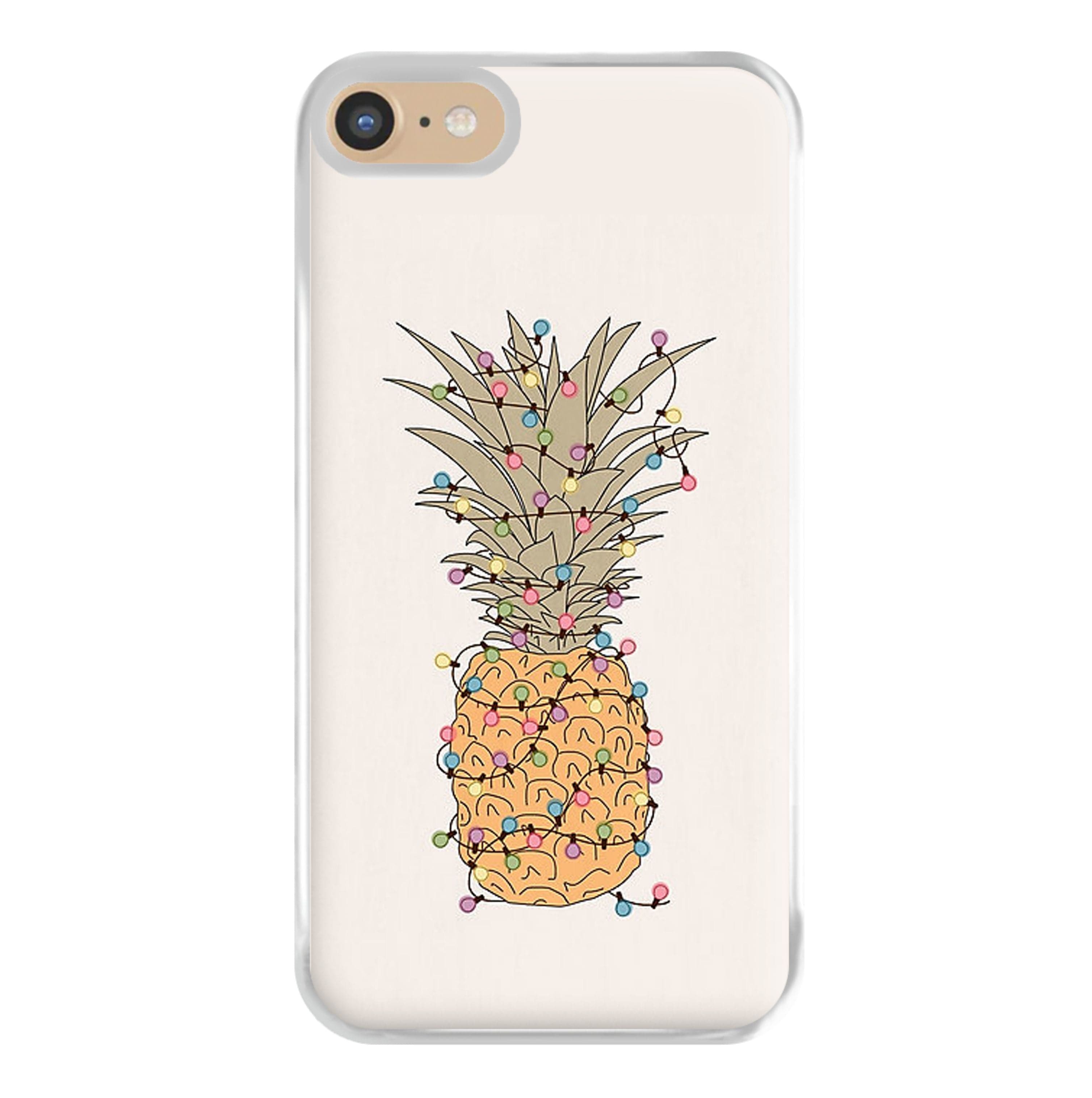 Pinapple Christmas Lights Phone Case