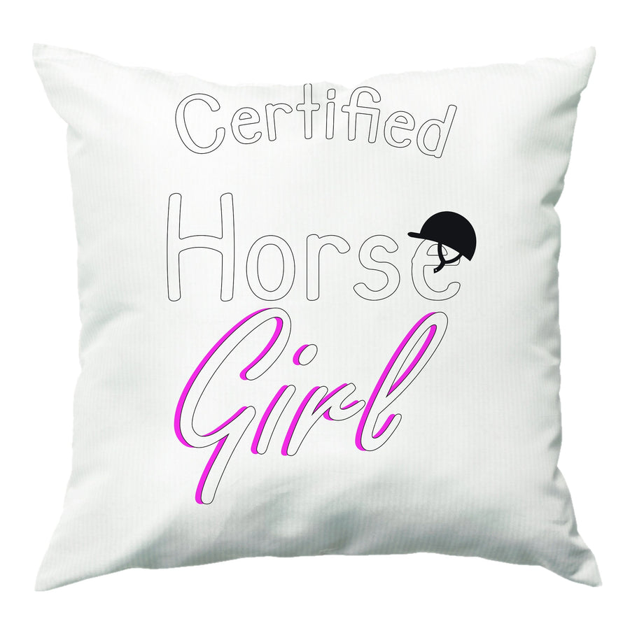 Certified Horse Girl - Horses Cushion