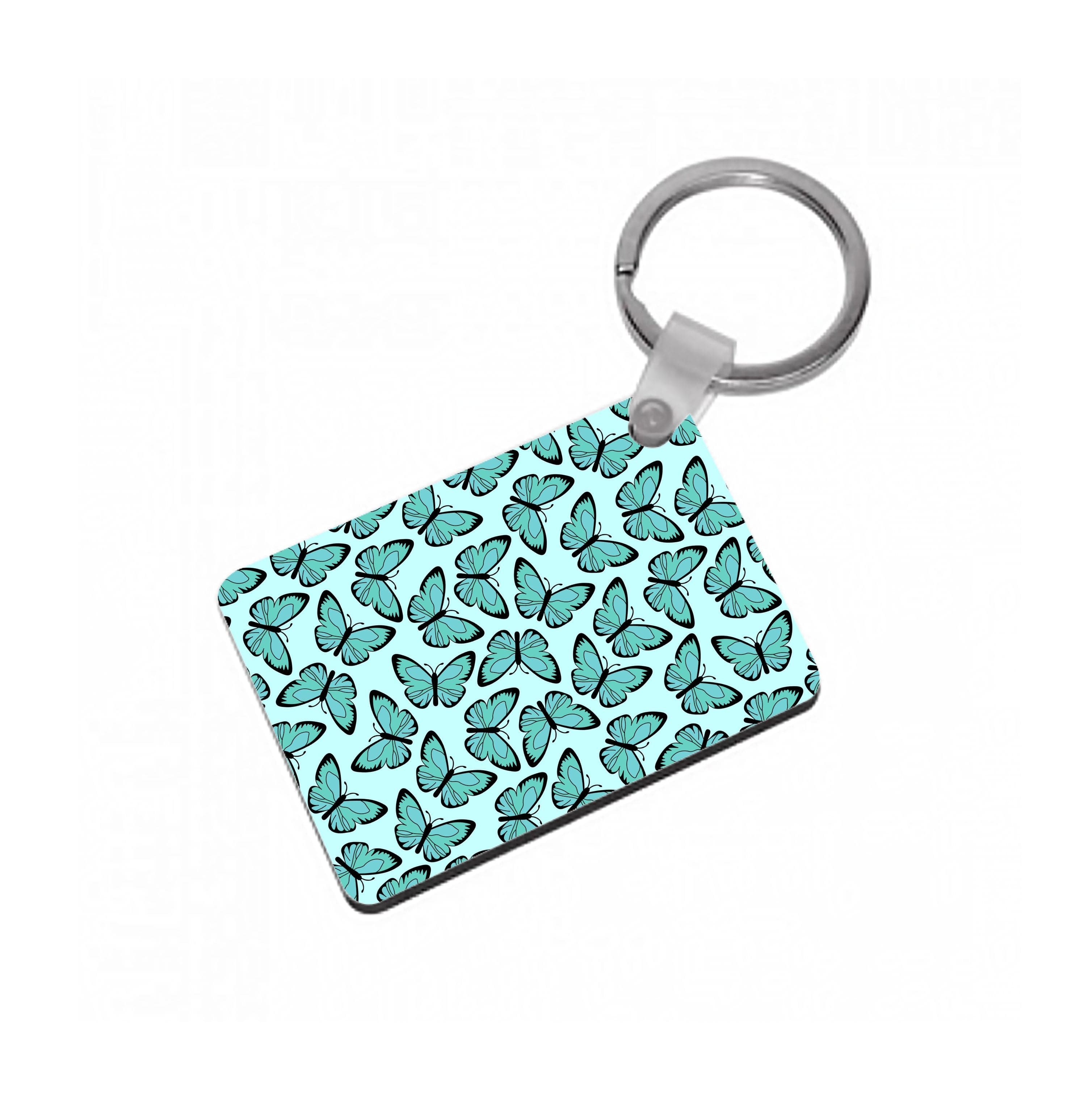 Blue Butterfly - Butterfly Patterns Keyring