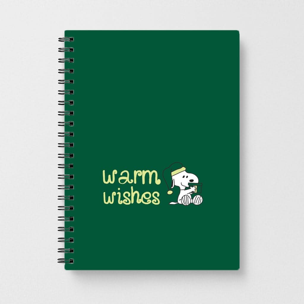 Cartoon Beagle Warm Wishes Notebook
