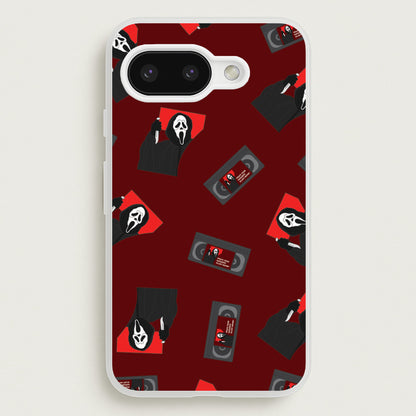VHS & Ghostface Pattern Google Pixel 9a Case