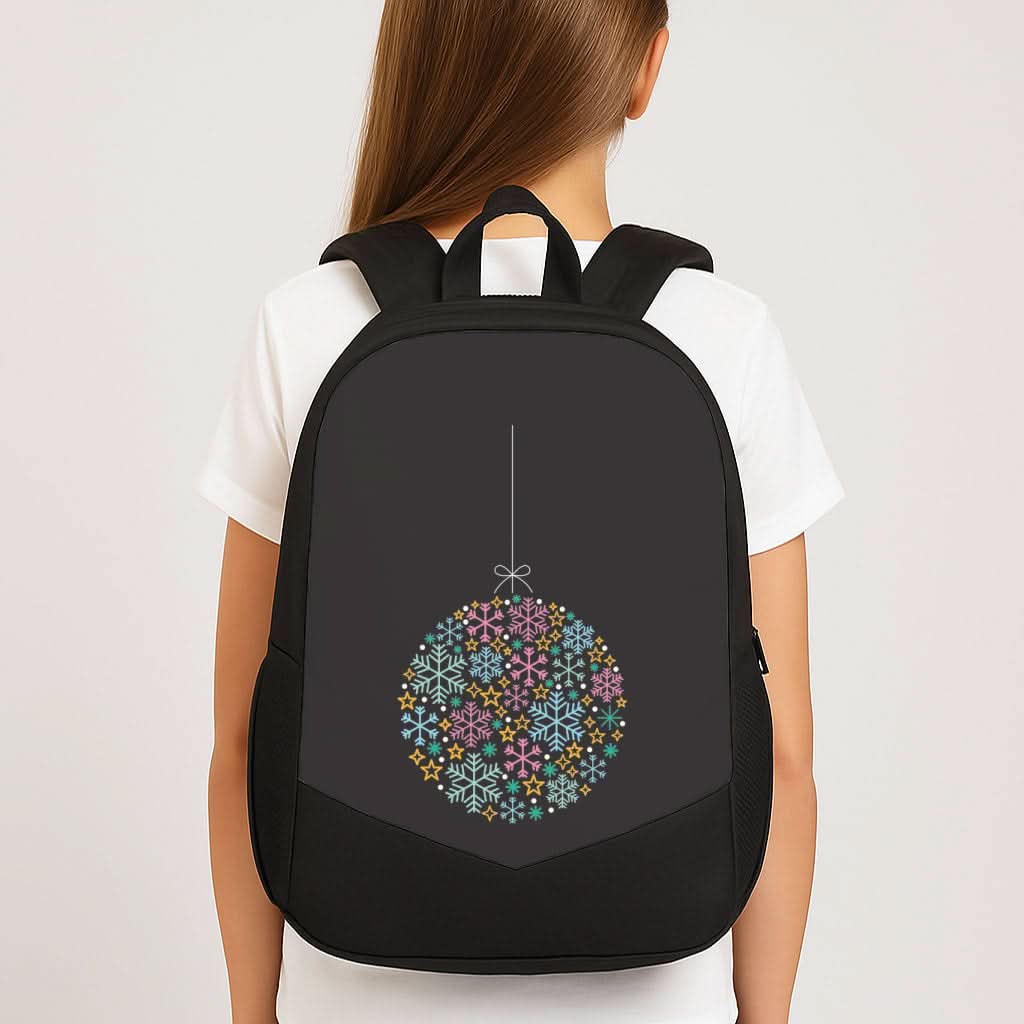 Geometric Bauble  School Bag