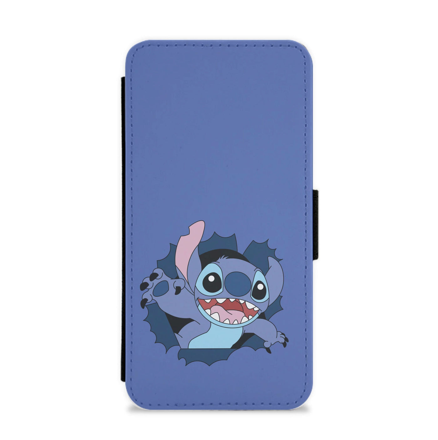 Torn Blue Alien Flip / Wallet Phone Case