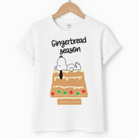 Cartoon Beagle Gingerbread House T-Shirt