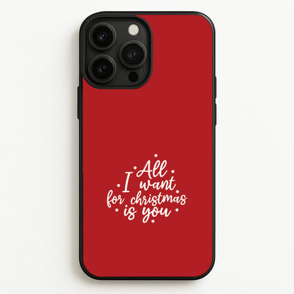All I Want For Christmas Is You Stars iPhone 13 Pro Case
