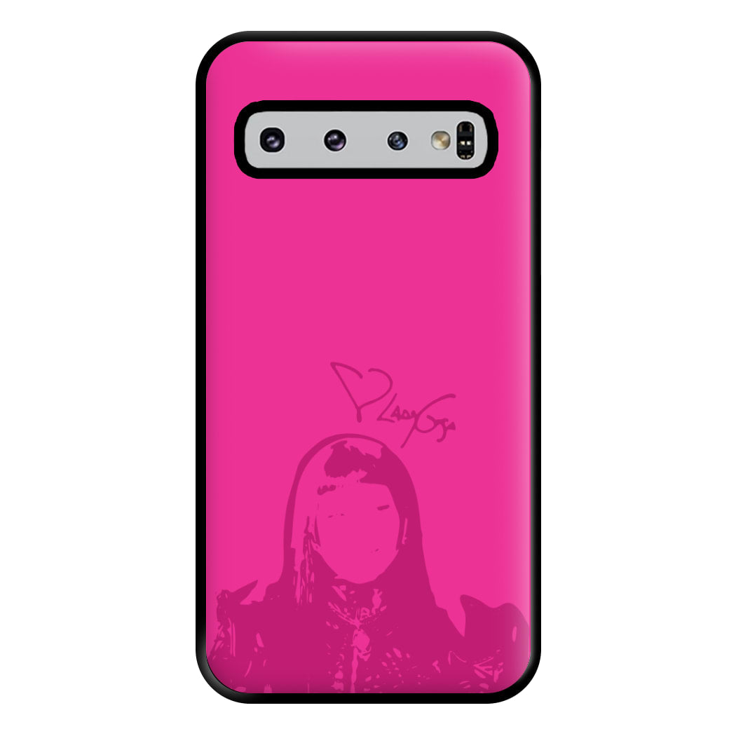 Pink Gaga Silhouette  Galaxy S10 Plus Case
