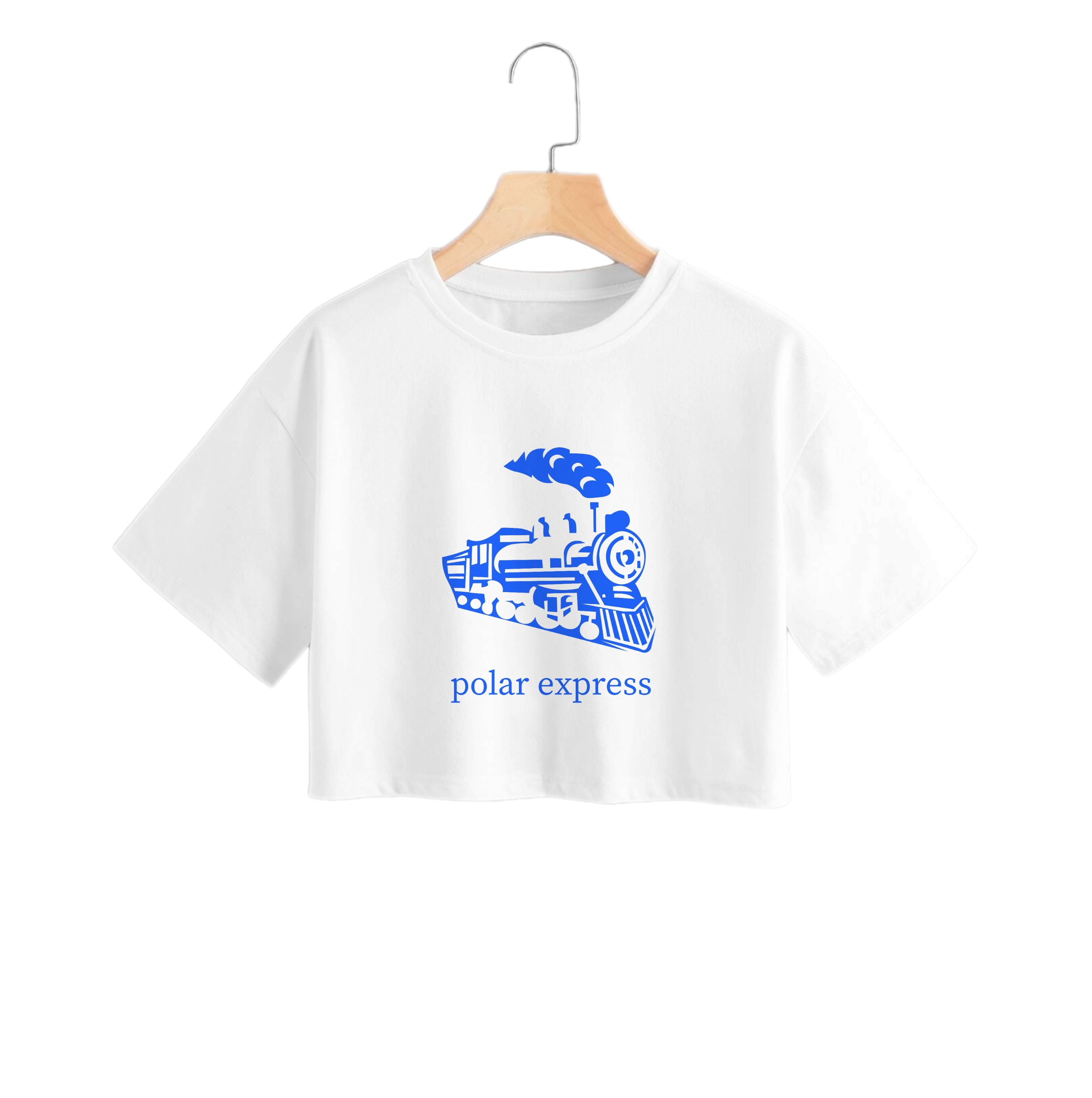 The Train - Polar Christmas Crop Top