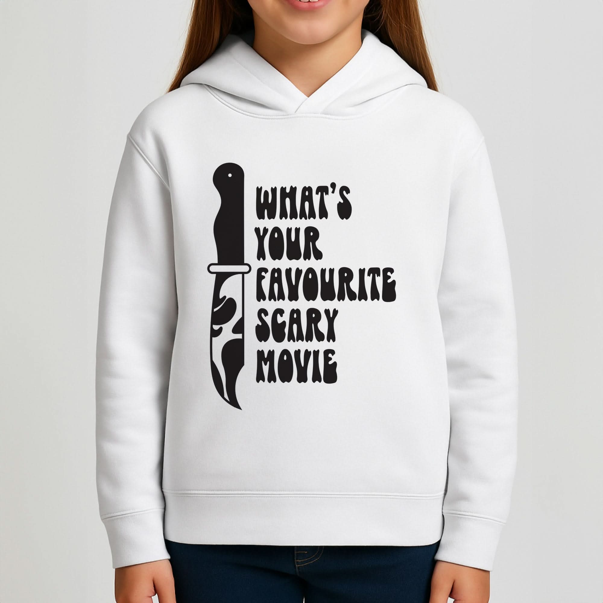 What's Your Favourite Scary Movie Trippy Girls Hoodie