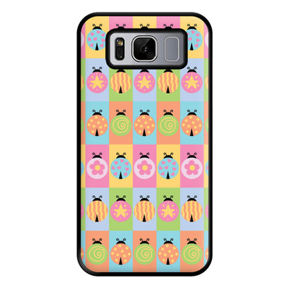 Cartoon Ladybugs Colourful Pattern Galaxy S8 Plus Case