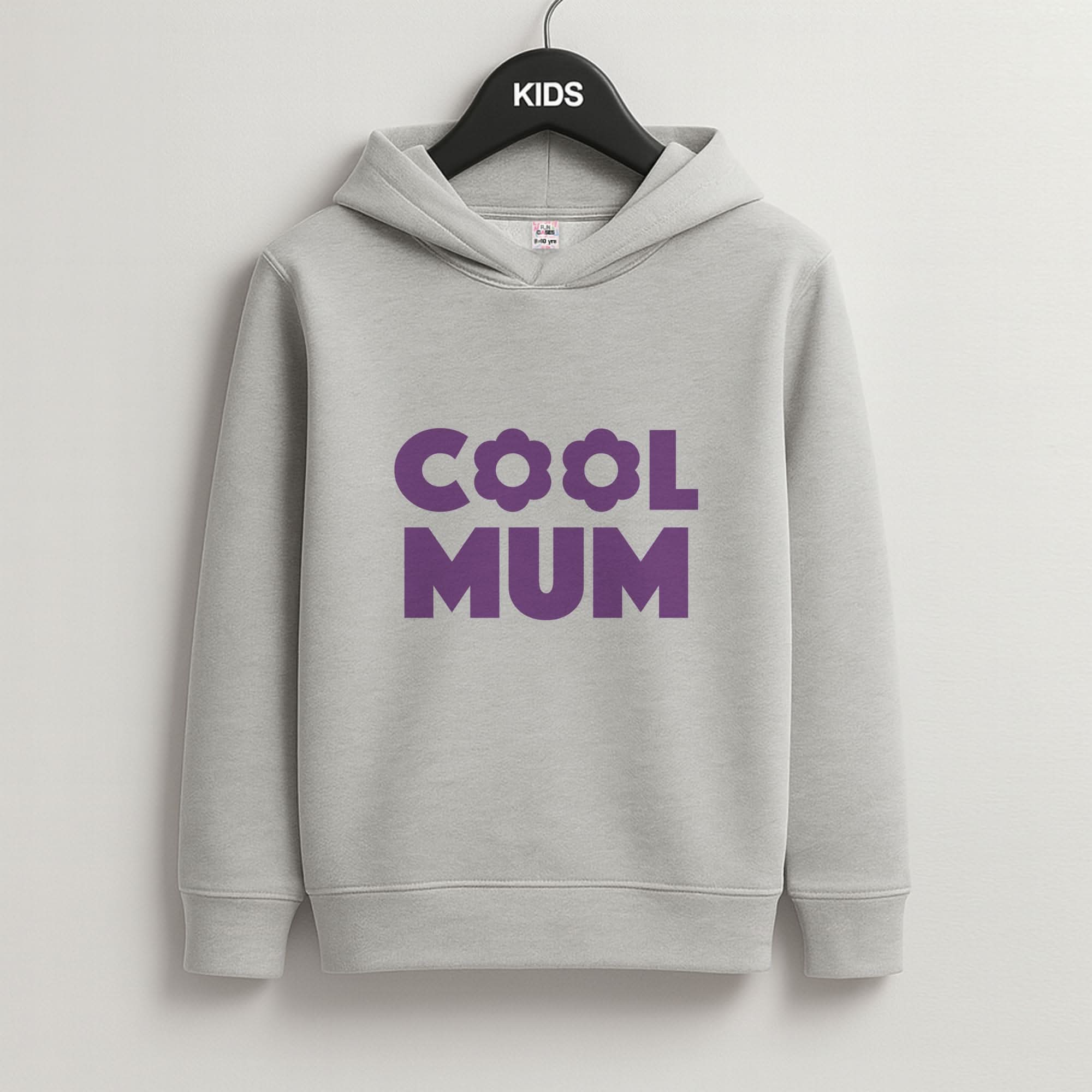 Cool Mum Grey Kids Hoodie