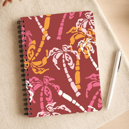 Abstract Palm Trees Pattern Notepad