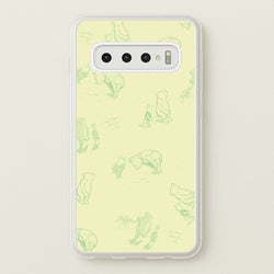 Sketched Winnie Pattern Galaxy S10 Case