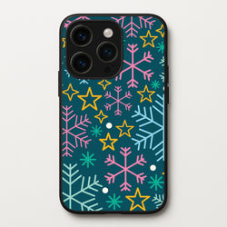 Colourful Christmas Symbols Pattern iPhone 15 Pro Case