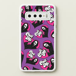 Call Me Heart Pattern Galaxy S10 Plus Case