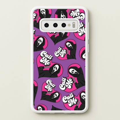 Call Me Heart Pattern Galaxy S10 Plus Case