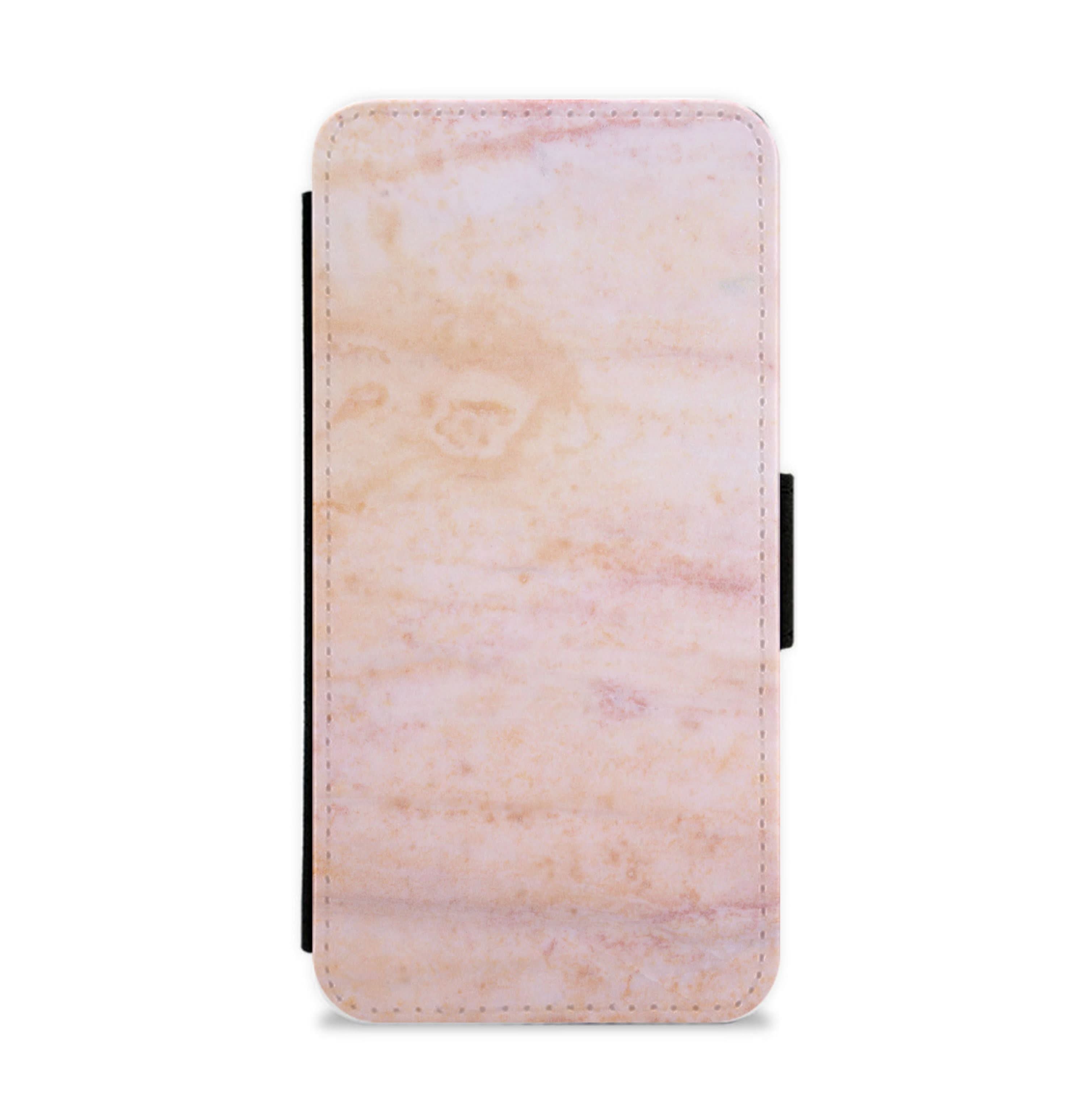 Ombre Rose Gold Marble Flip / Wallet Phone Case