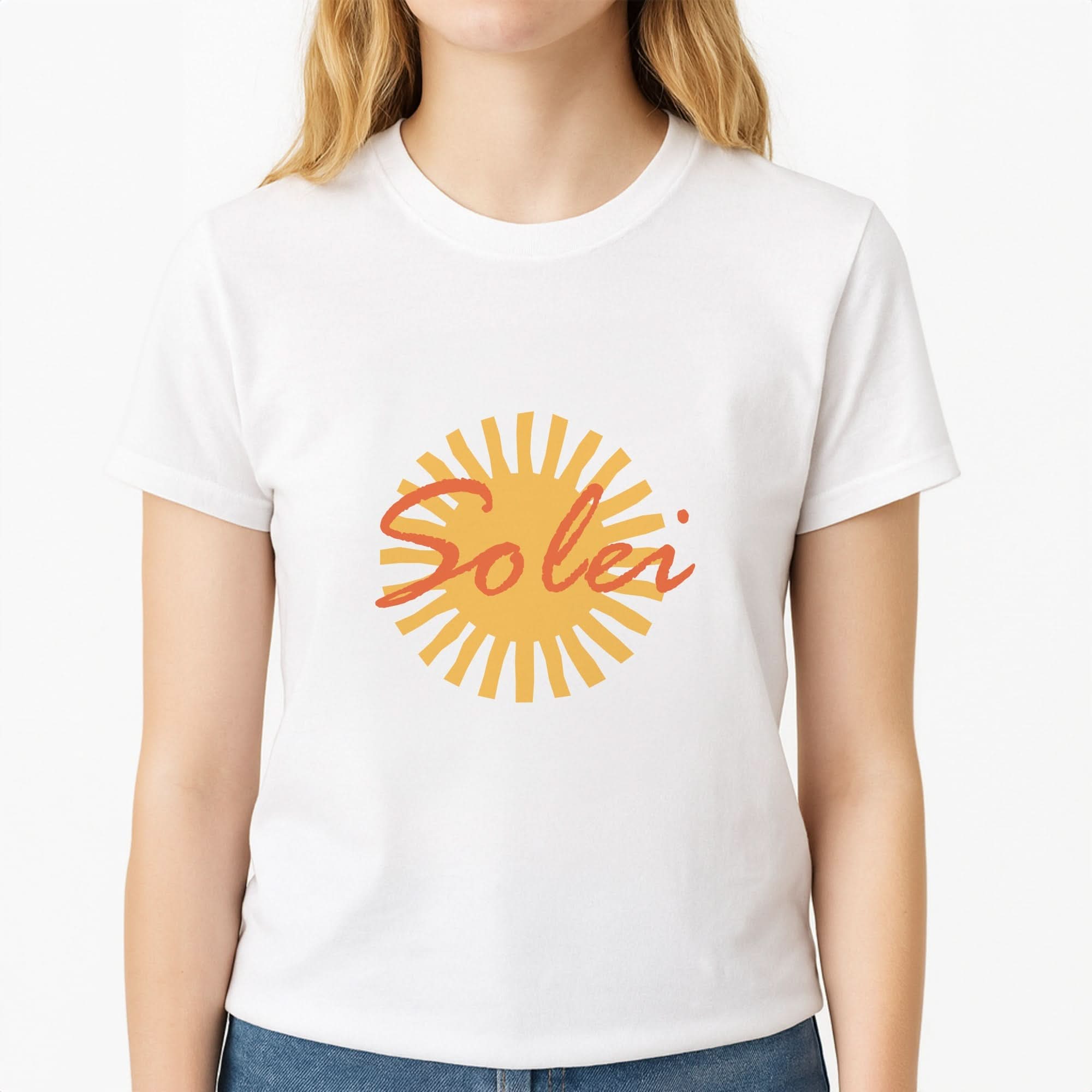 Abstract Sun Solei Womens T-Shirt