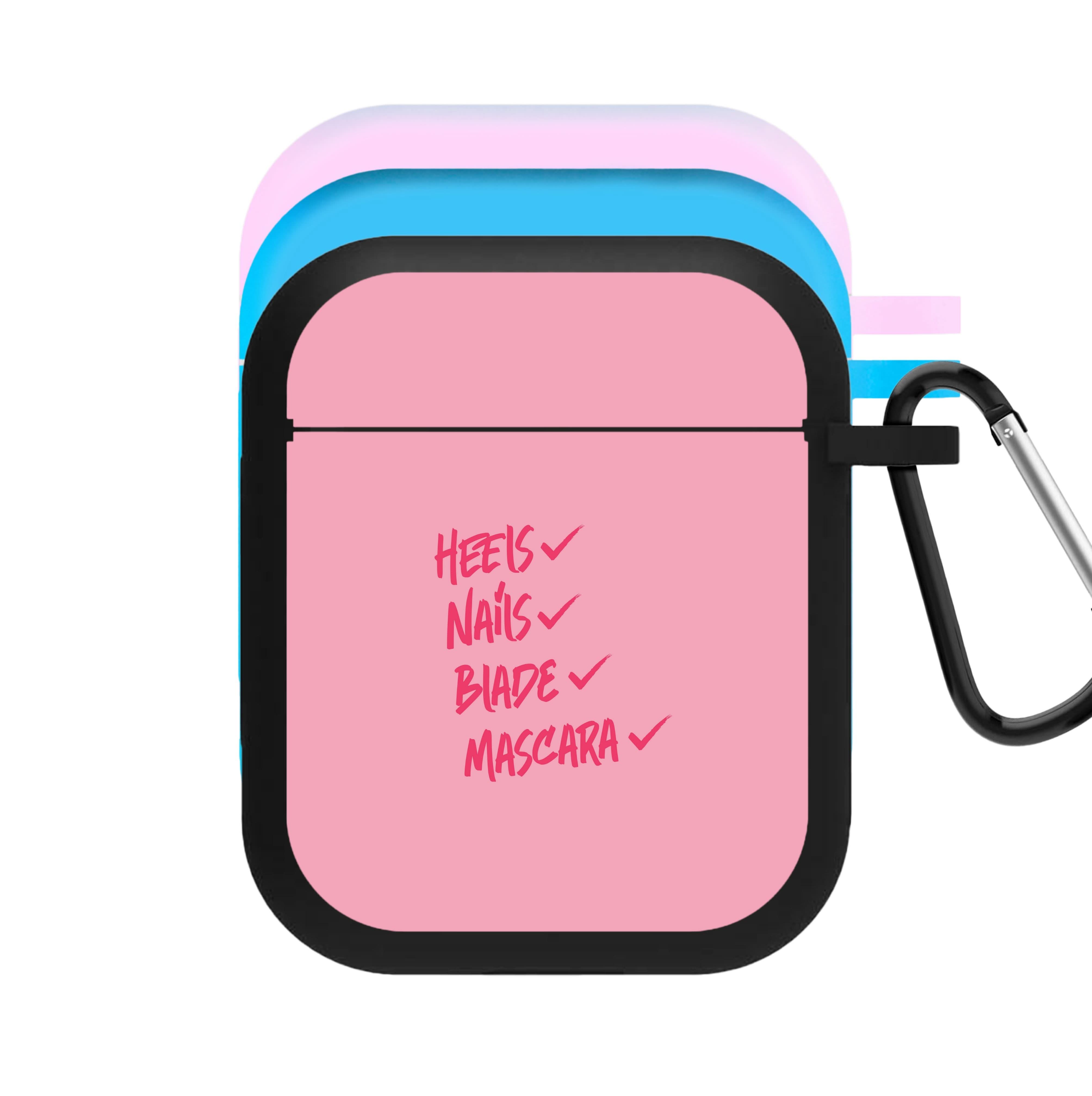 Heels, Nails, Blade, Mascara AirPods Case