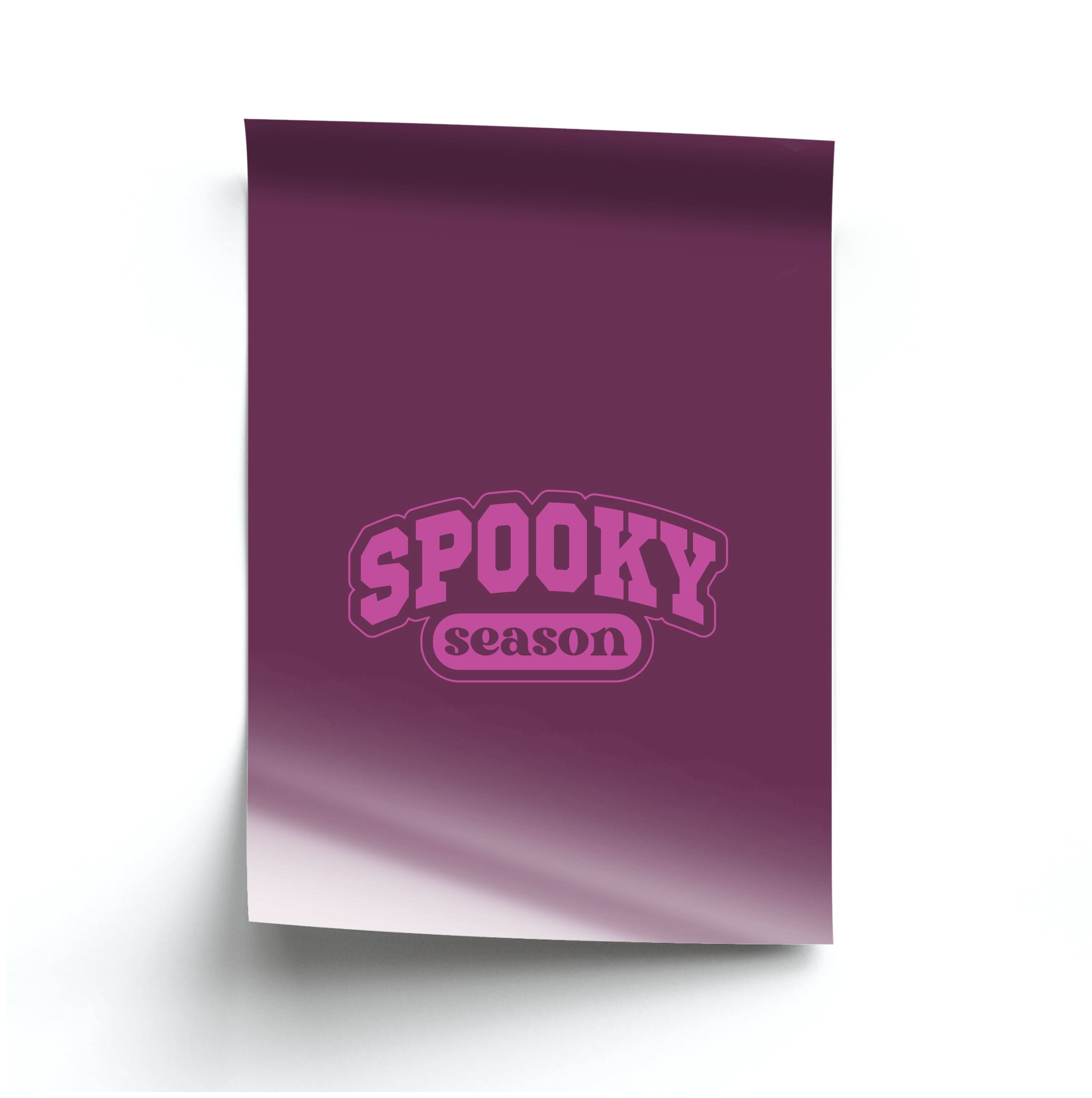 Spooky Season Varsity Poster