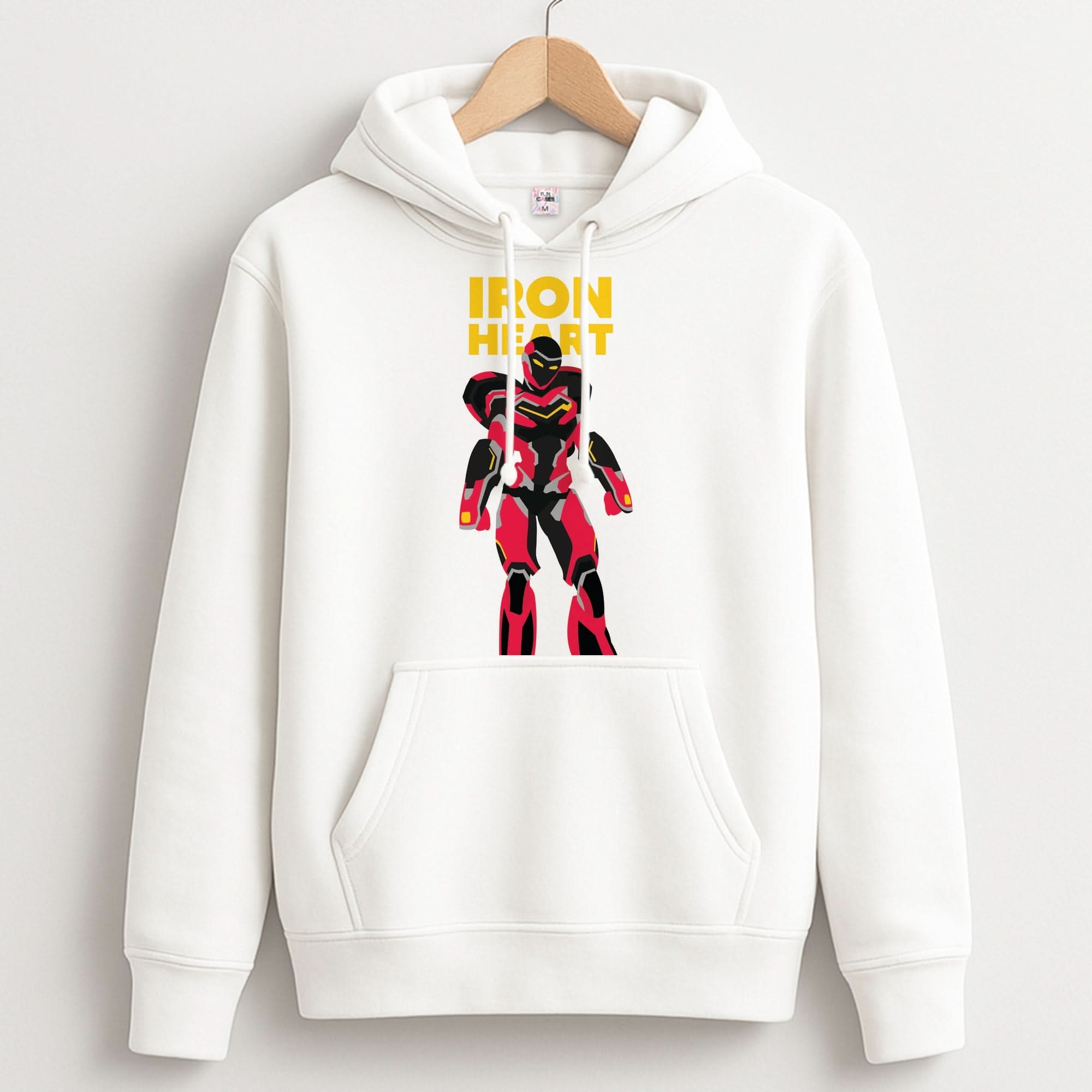 Metal Heart Hero Standing Hoodie