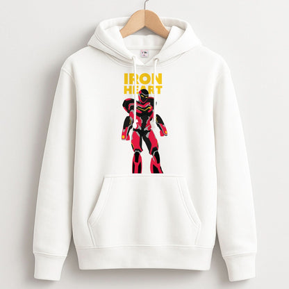 Metal Heart Hero Standing Unisex Hoodie