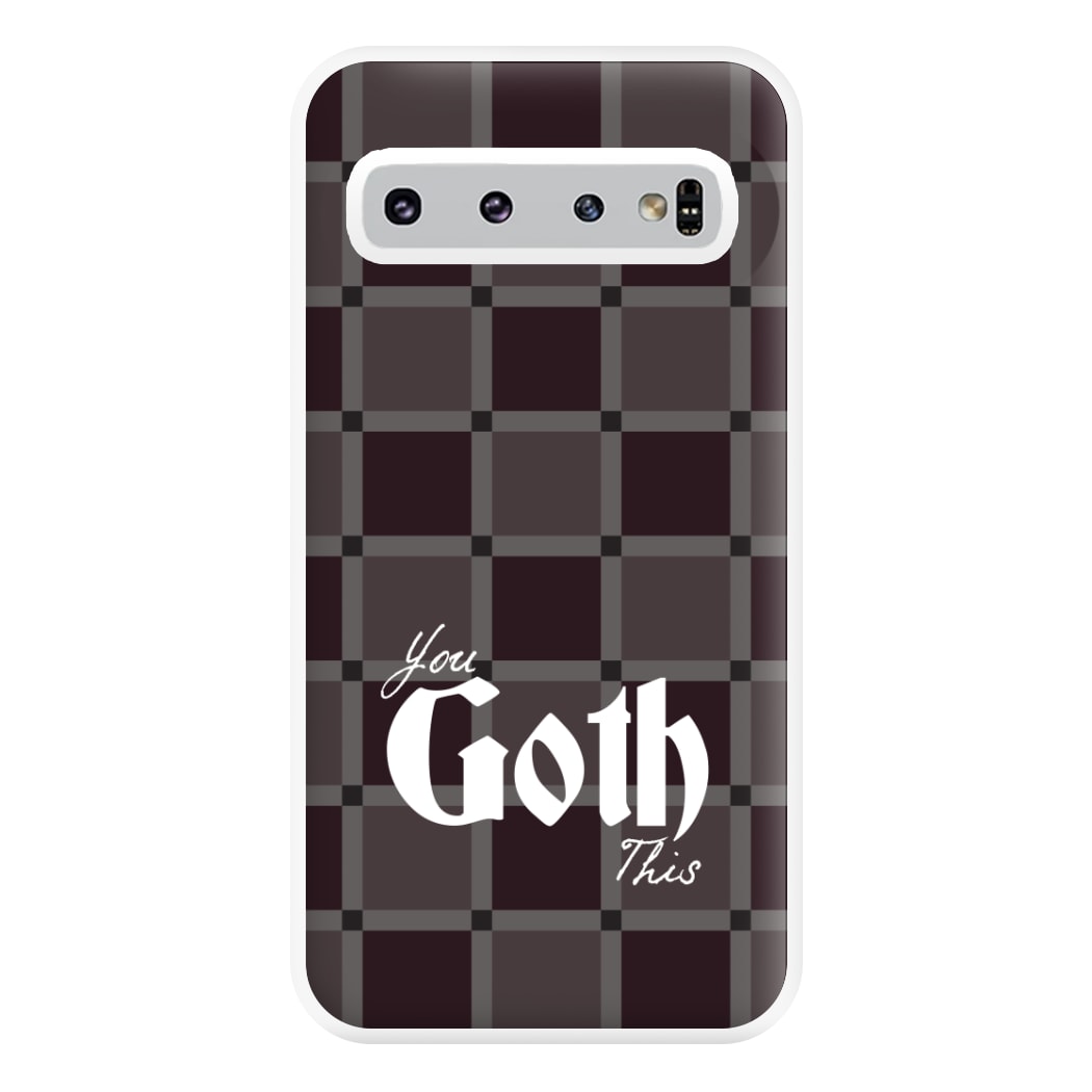 You Goth This Tartan Galaxy S10 Plus Case
