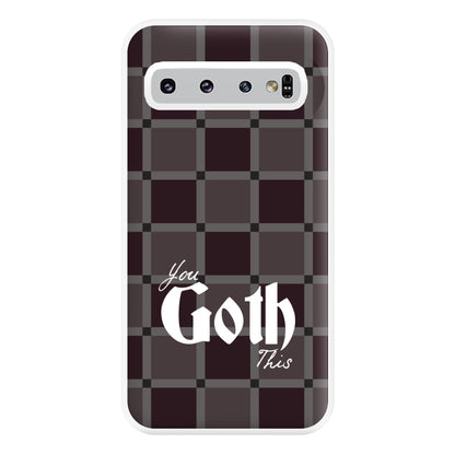 You Goth This Tartan Galaxy S10 Plus Case