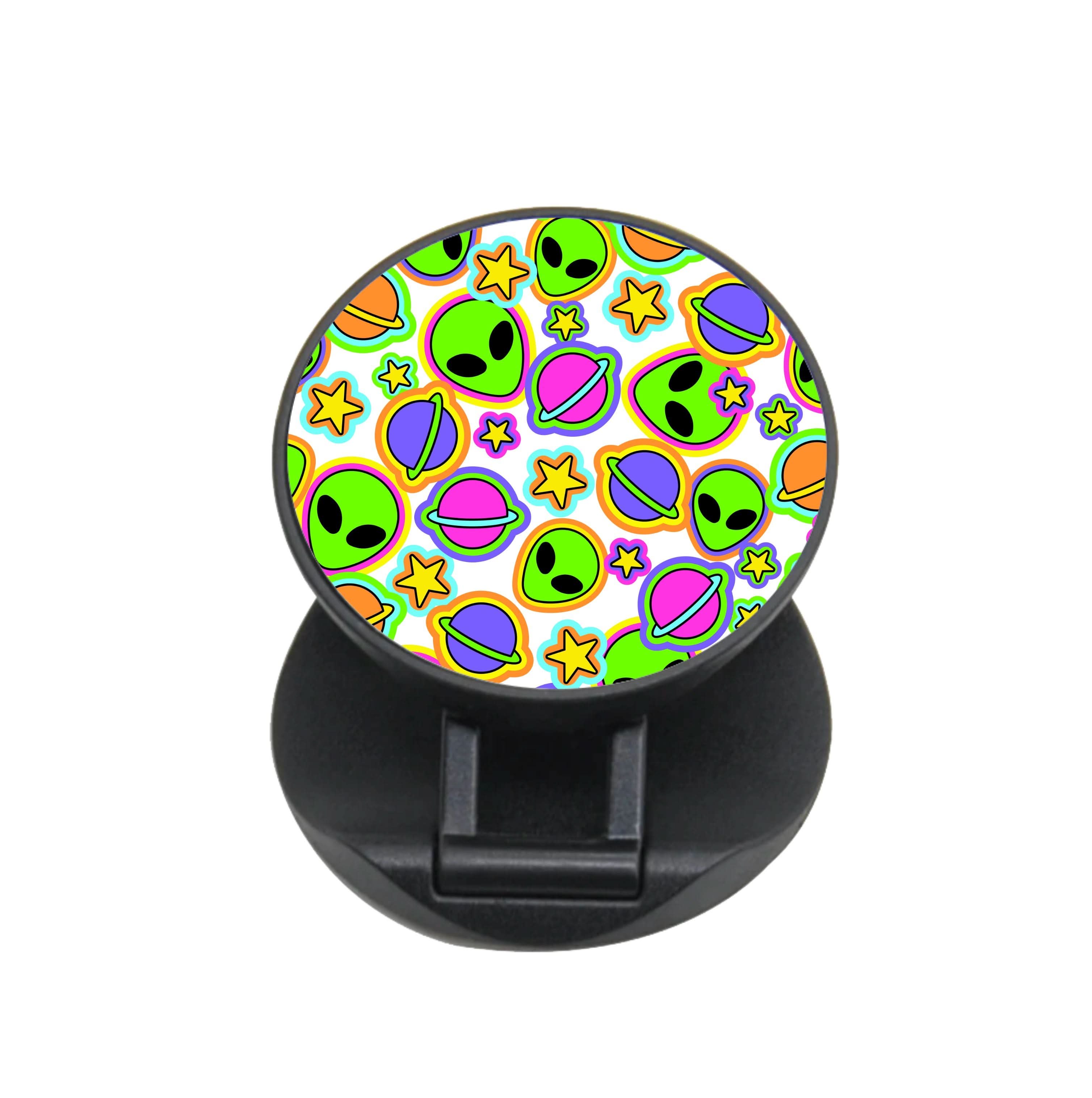 Colourful Aliens And Stars FunGrip