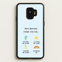 Thank You For Helping Me Galaxy S9 Case