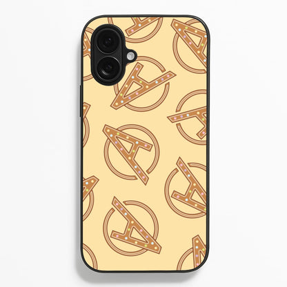 Superhero Team Gingerbread Pattern iPhone 16 Plus Case