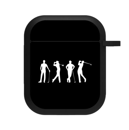 Golf Silhouettes AirPods Case