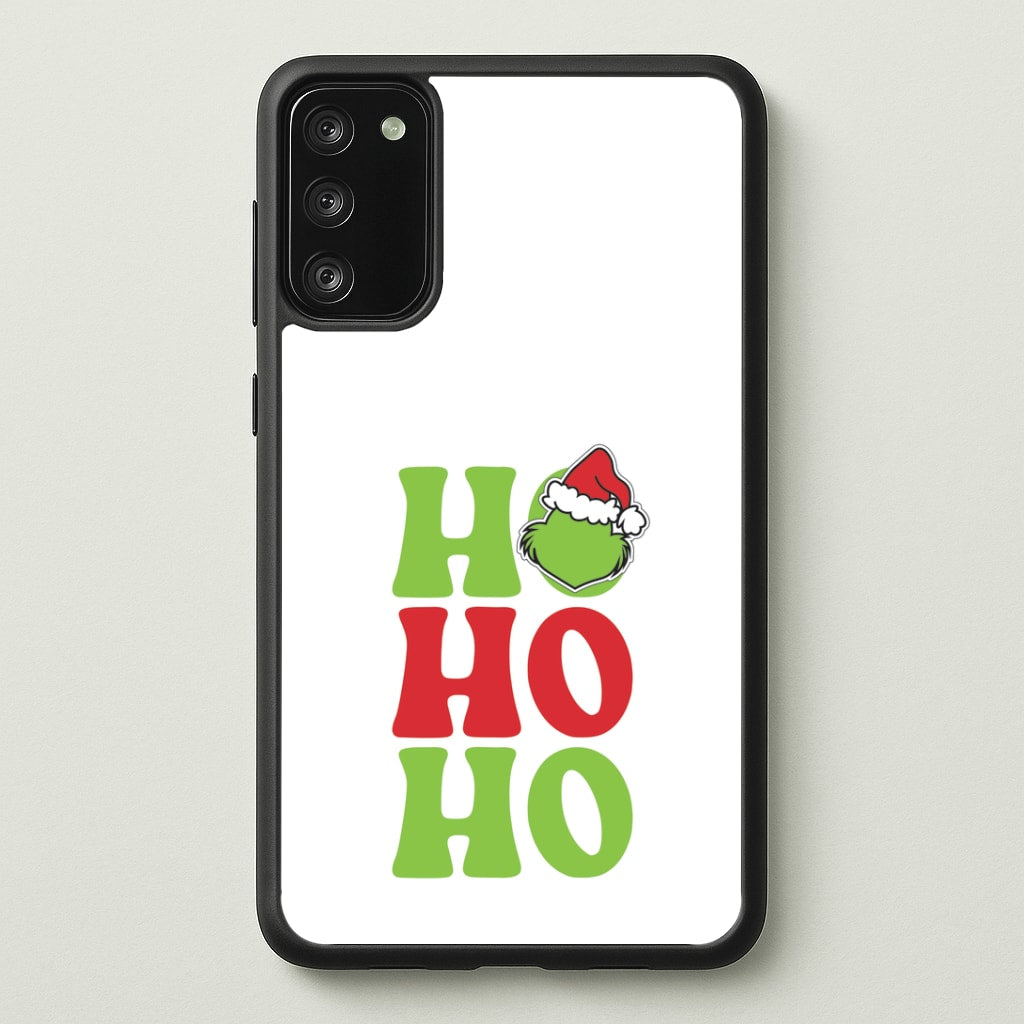 Green Ho Ho Ho Galaxy S20 Case