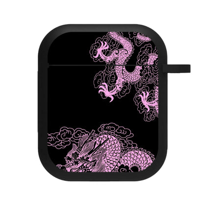 Purple Dragon AirPods Case