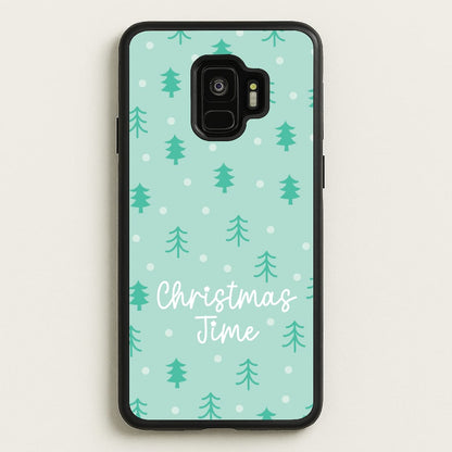 Cute Xmas Trees Pattern Galaxy S9 Case