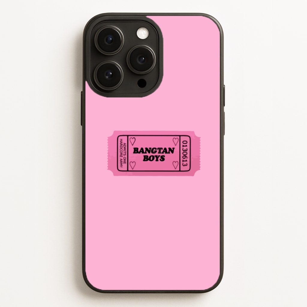 Bangtan Boys Ticket - K Pop Phone Case