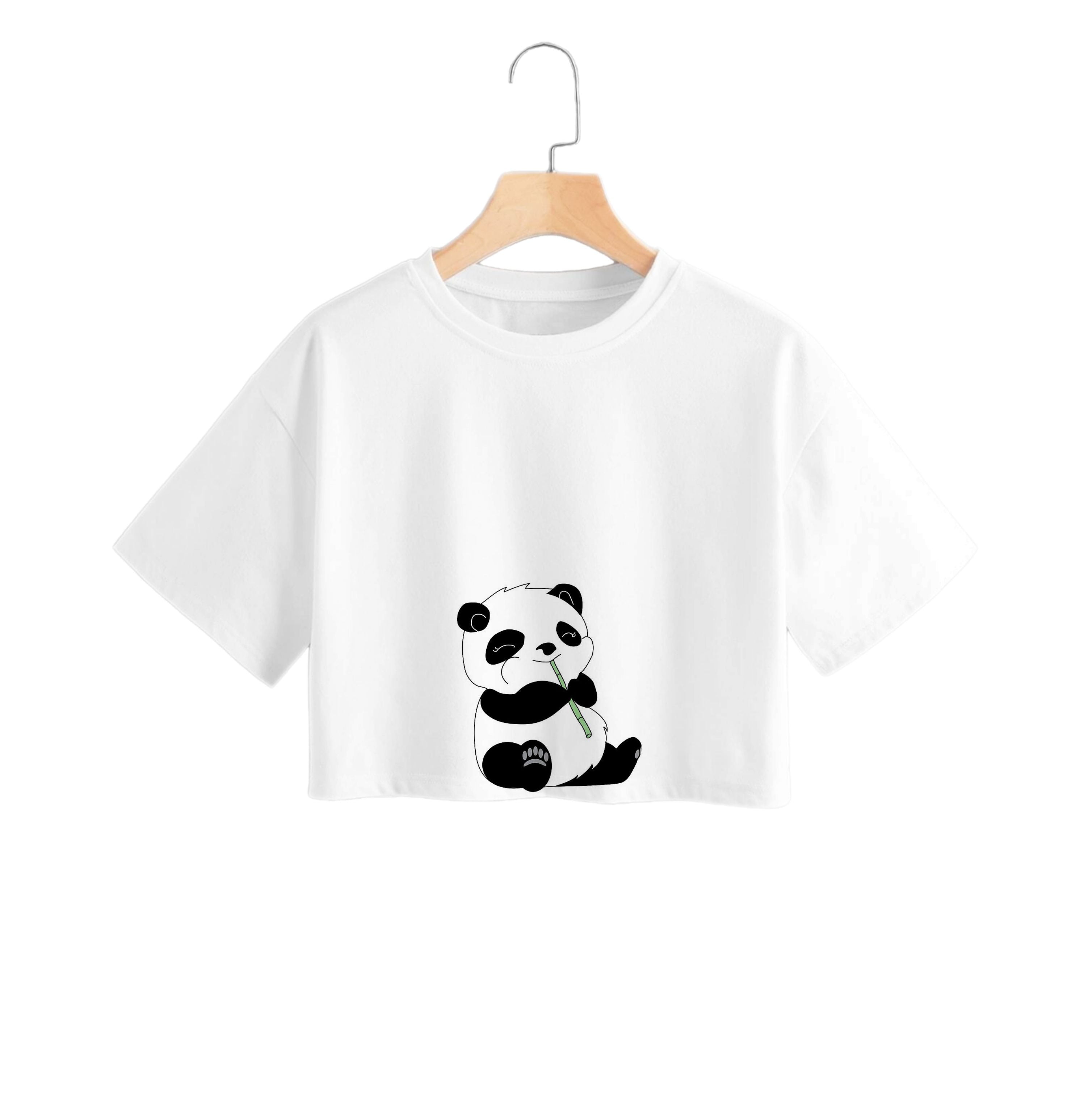 Vegan Panda Crop Top