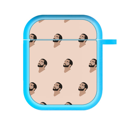 Drake Face Pattern AirPods Case