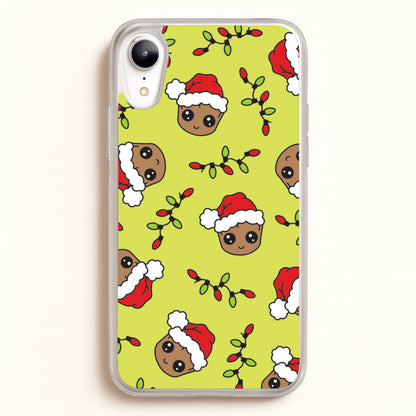 Christmas Tree Hero Pattern iPhone XR Case