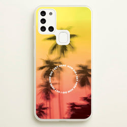 Palm Trees Circle Galaxy A21s Case