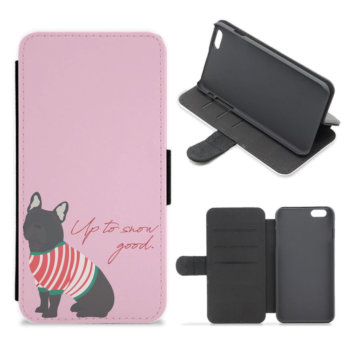 Up To Snow Good Flip / Wallet Phone Case